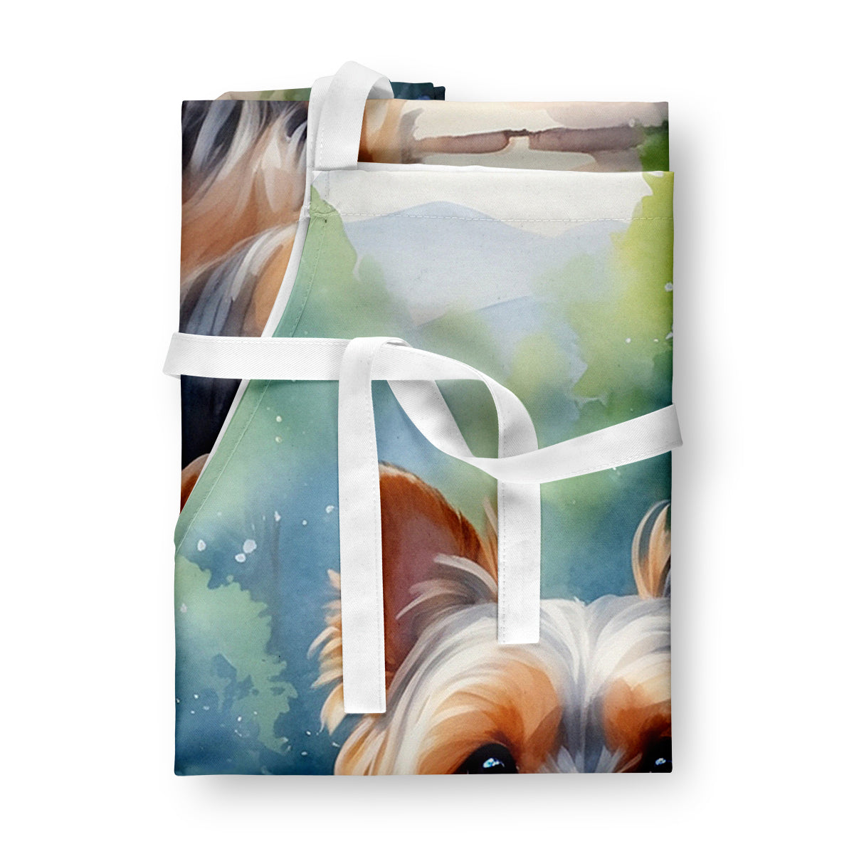 Yorkshire Terrier Spring Path Apron 2Luckey