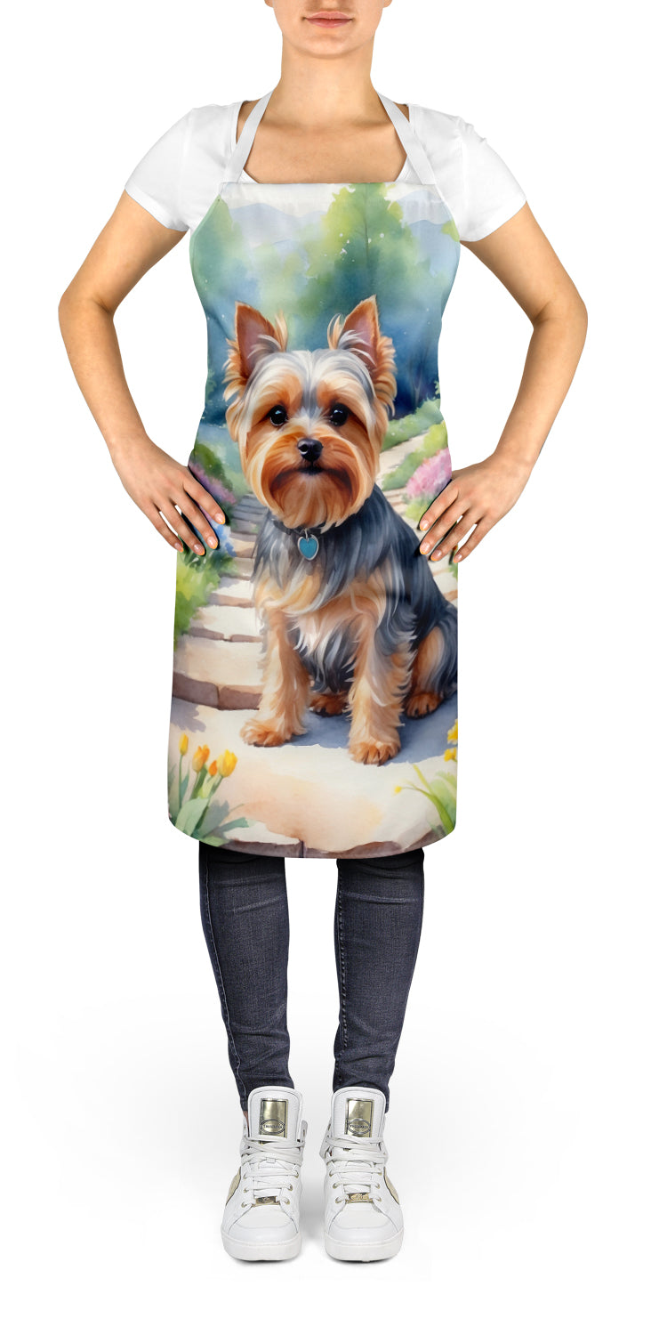 Yorkshire Terrier Spring Path Apron 2Luckey