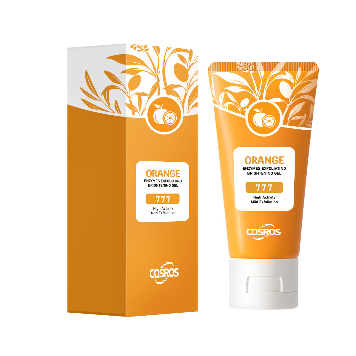 Orange Exfoliating Whitening Gel for Skin Care 2Luckey