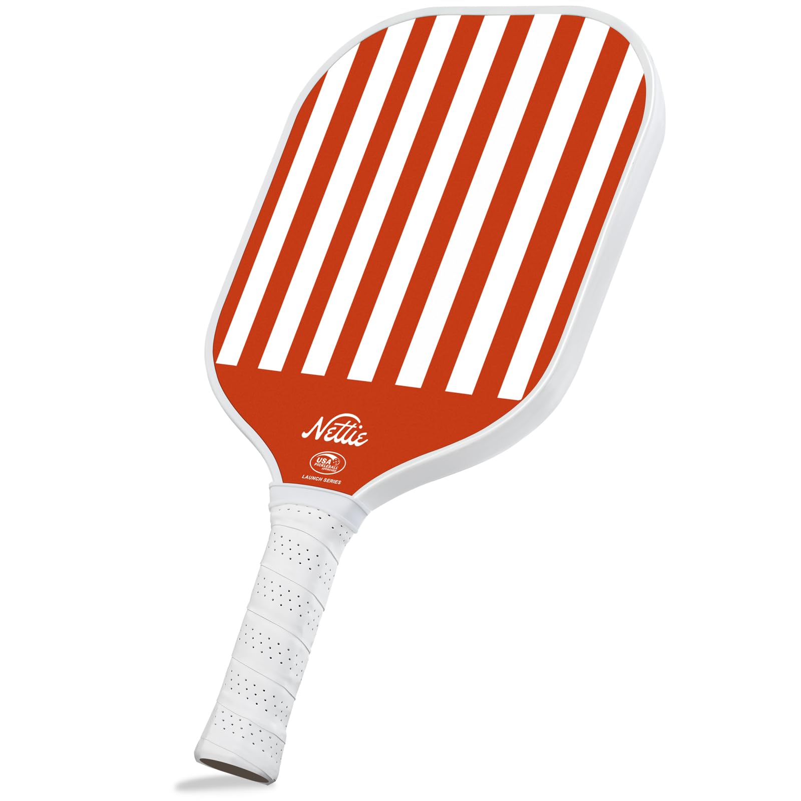 Nettie Pickleball Paddles USAPA Approved Lightweight Durable Pickleball Paddle Fiberglass Pickleball Racket Gift for Women Men Adults (Red) 2Luckey