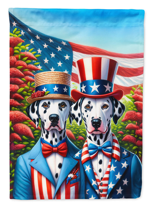 All American Dalmatian Garden Flag 2Luckey