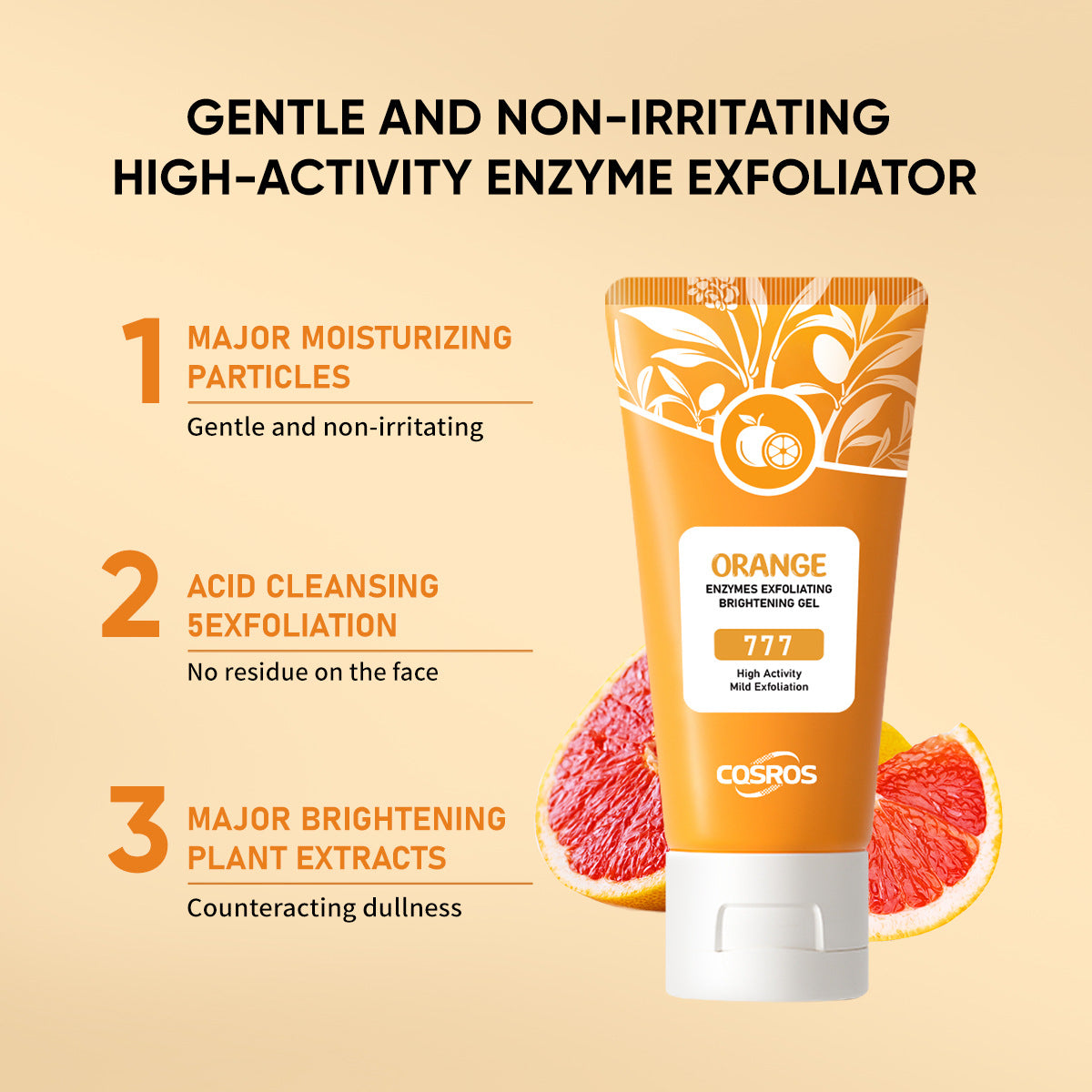 Orange Exfoliating Whitening Gel for Skin Care 2Luckey